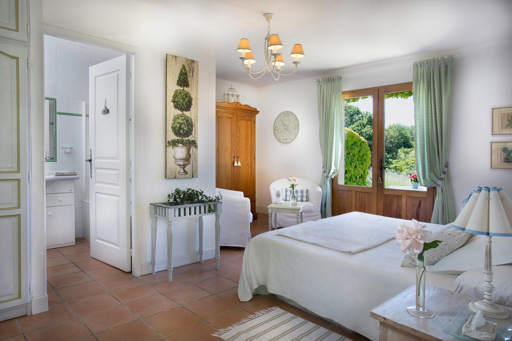 la chambre d'hôtes " Marqueyssac " du Clos-Lascazes en Dordogne