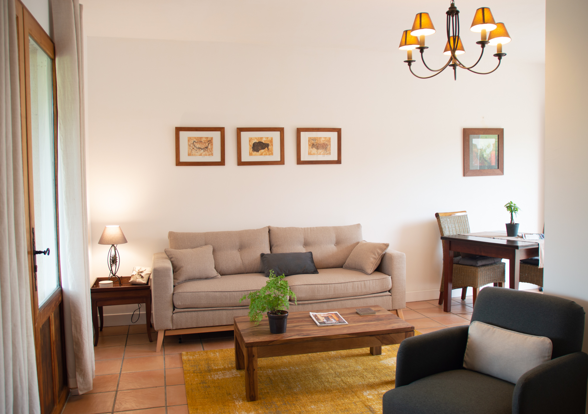 Le gite pour 2 personnes en Dordogne - le salon